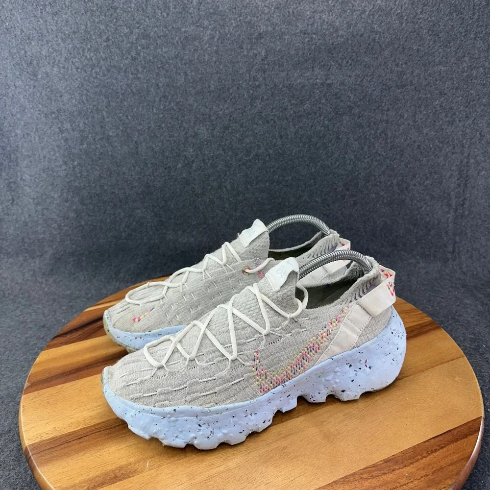 Nike Space Hippie 04 Be True Men's Sz 8 Low Top Sneakers Gray/Blue CZ6398-102